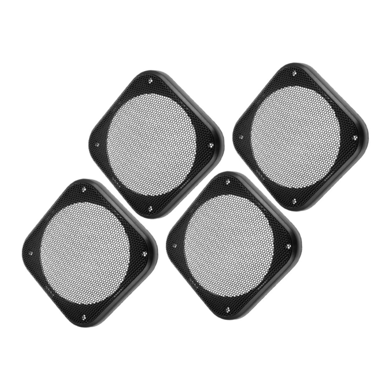 JECOMPRIS 4 Stück Quadrathornnetzabdeckung Lautsprecher-Grillnetz Mesh-Grill Audio- auto zubehör Marine-Lautsprecherabdeckungen Abdeckung für Outdoor-Lautsprecher Eisen Black JECOMPRIS 4 Stück Quadrathornnetzabdeckung Lautsprecher-Grillnetz Mesh-Grill Audio- auto zubehör Marine-Lautsprecherabdeckungen Abdeckung für Outdoor-Lautsprecher Eisen Black von JECOMPRIS