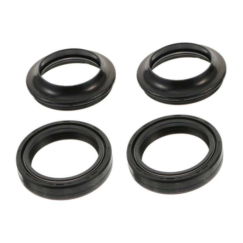 JECOMPRIS 4 Stück Staubschutzhaube Gabelöldichtung Schmutz Staubdichtung Der Vordergabel Universal- Dichtungssatz Abdeckung Öldichtung Der Vorderradgabel Motorrad-staubdichtung Gummi Black von JECOMPRIS