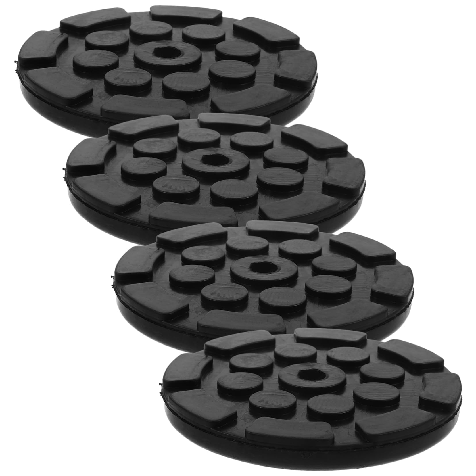JECOMPRIS 4Stücke Jack Pads für Wagenheber Hochwertige Gummiauflage zur Sicherung und Unterstützung von Fahrzeugen Kompatibel mit Pkw und LKW für Reifenwechsel JECOMPRIS 4Stücke Jack Pads für Wagenheber Hochwertige Gummiauflage zur Sicherung und Unterstützung von Fahrzeugen Kompatibel mit Pkw und LKW für Reifenwechsel von JECOMPRIS