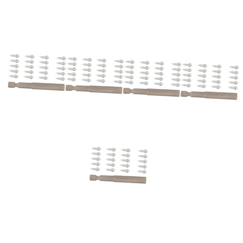 JECOMPRIS 5 Sätze Anti-cleat-reifen Winterreifenspikes Radbolzen Spikes Für Winterreifen Reifenbolzenschrauben Schneereifenschrauben Spikes Für Reifen Schneespitzen Stahl 20 Stück * 5 von JECOMPRIS