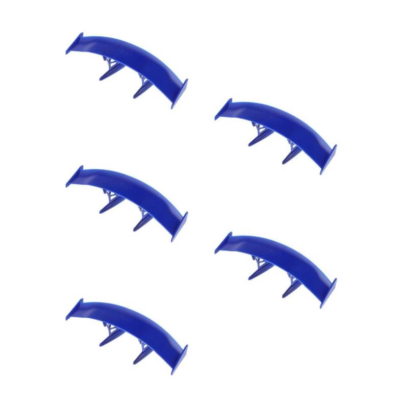 JECOMPRIS 5 Stück Mini-Spoiler Auto-exterieur-zubehör Spoilerflügel Universelle Spoiler Für Autos Spoiler Für Autos Universal Winzig Rückseite Klein Stamm Blue Abs von JECOMPRIS