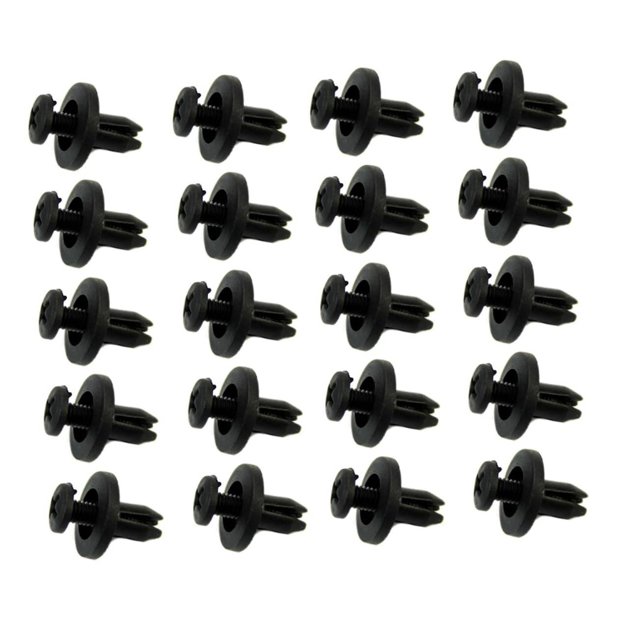 JECOMPRIS 50 Stück Körperschnalle Auto Bumper Clip drücken Clips Türklammern Stoßstangenhalter JECOMPRIS 50 Stück Körperschnalle Auto Bumper Clip drücken Clips Türklammern Stoßstangenhalter von JECOMPRIS
