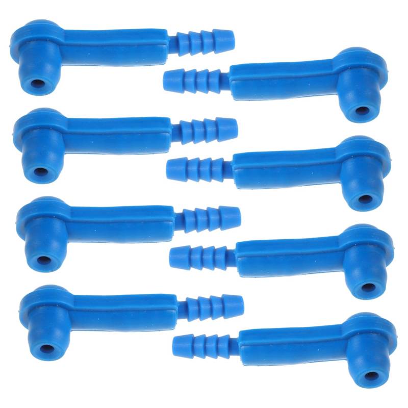 JECOMPRIS 8 Stück Bremsentlüftungsschlauch bremsflüssigkeit wechseln Bremsflüssigkeitswechsel Auto-Bremsenentlüftungspumpe Bremsentlüfteradapter Bremsentlüftungsadapter Plastik Blue von JECOMPRIS
