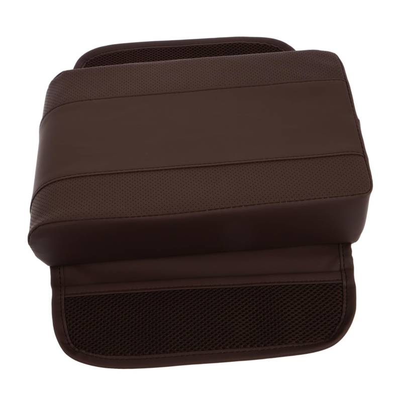 JECOMPRIS Armlehnenbox-erhöhungskissen Mitte Steigleitung LKW Armlehnenabdeckung Bindestrich Zentral Konsolenabdeckung Innere Auto Armlehne Matte Schutz Ausruhen Brown Leder von JECOMPRIS