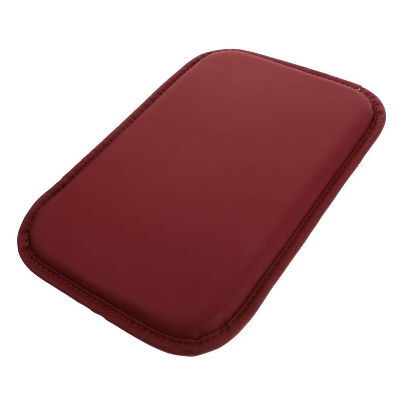 JECOMPRIS Armlehnenmatte Konsolenabdeckung Für Autos Armlehnenabdeckung Auto-armlehnenschutzbezug Konsolenabdeckungen Für Suv Auto-armlehnen-sitzbezug Rot Leder von JECOMPRIS