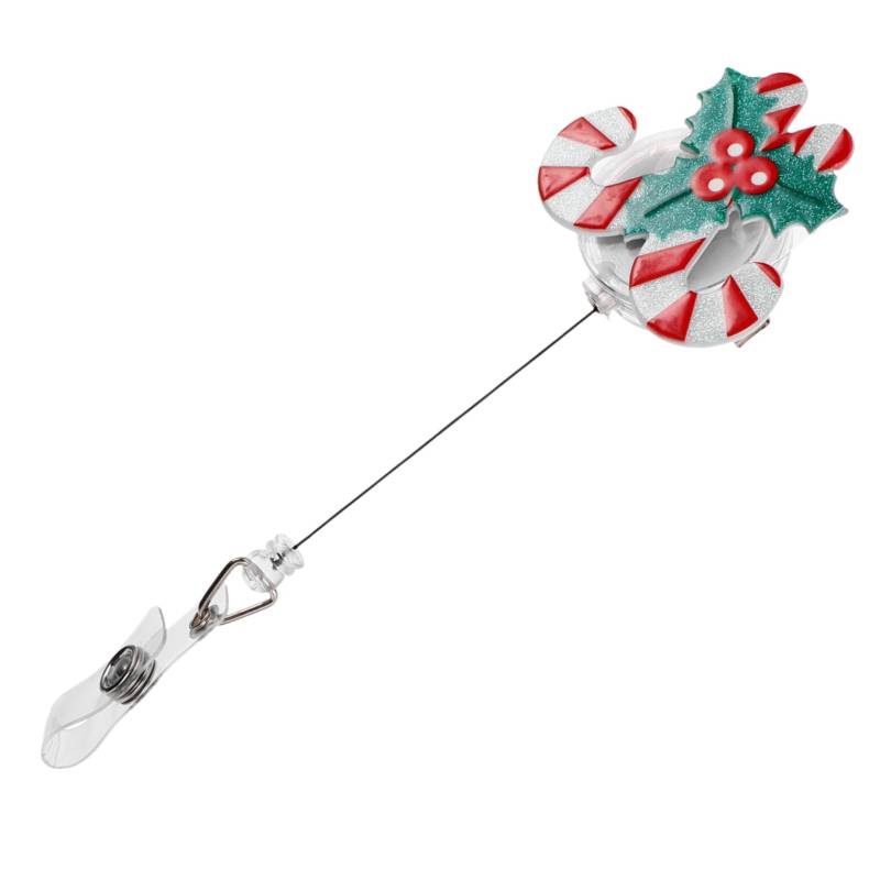 JECOMPRIS Ausweishalter Einziehbar Mit Ausweishalter Clip Schlüsselkarte Weihnachtsausweishalter Einziehbar Feiertags Ausweishalter Robuster Ausweishalter Thanksgiving von JECOMPRIS