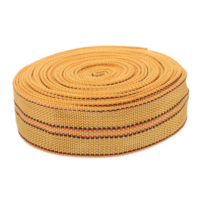 JECOMPRIS Bindeseil Spanngurte Ratsche Cargo-Bindungsgürtel schwer Verdicktes LKW-Spannseil Schleifen Cargo-Gürtel Bindegürtel Frachtgurte für Ladung festzurren Nylon Yellow von JECOMPRIS