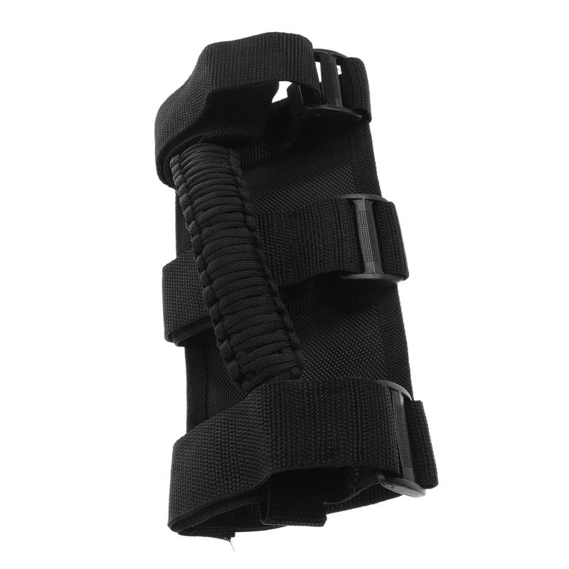 JECOMPRIS Rollen Autotür-hilfsgriff Utv Haltegriffe Türverriegelung Für Wohnmobil-bildschirm Autotürgriff Für Ältere Menschen Anhängertürverriegelung Auto Griff Nylon Black von JECOMPRIS