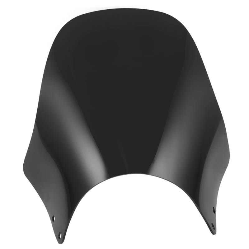 JECOMPRIS Windschutzscheibe Motorrad windabweiser Zubehör Windschott für Motorrad Ersatz Abdeckung Straße Deflektor STK Black von JECOMPRIS