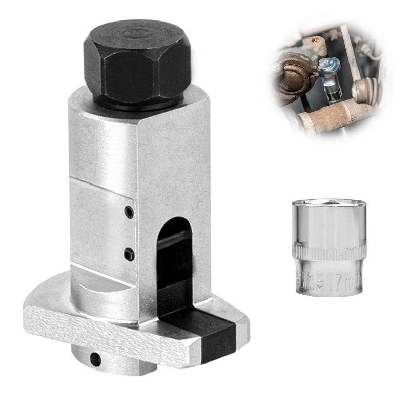 JEEJINYAN 5 mm-11,5 mm Stoßdämpfer Werkzeug, Spreizer Radlagergehäuse, Federbein Spreizer Werkzeug, Stossdämpfer, mit 3/8 Zoll Steckschlüssel 17 mm, für Knarren von JEEJINYAN