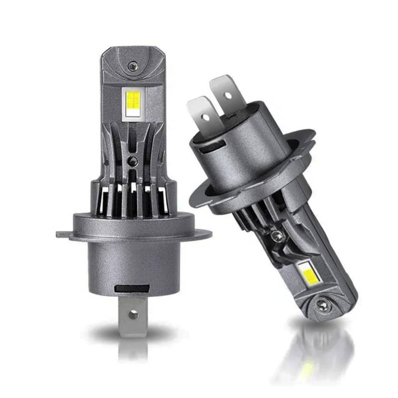 JEFLYM 2 Stück H7 Halogenlampe 300% Helligkeit, 6000K Weiß Glühbirne mit 11000LM,8-48V DC Abblendlicht lampe H7 Halogenscheinwerferlampe von JEFLYM