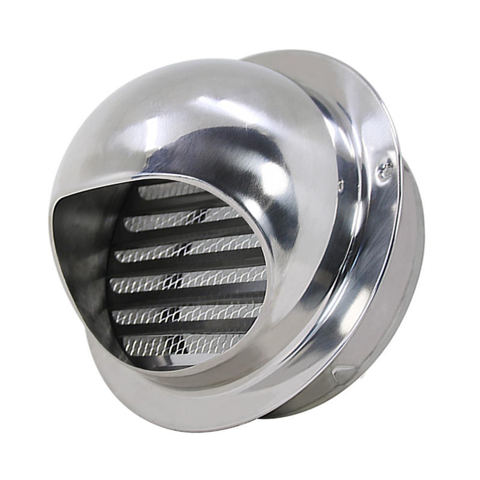 JEKKAH Windschutz Dunstabzugshaube Lüftungskappe Badezimmer Frischluft Außenwand Abluftgitter Abdeckung 304 Edelstahl Abdeckung(50mm(2inch)) von JEKKAH