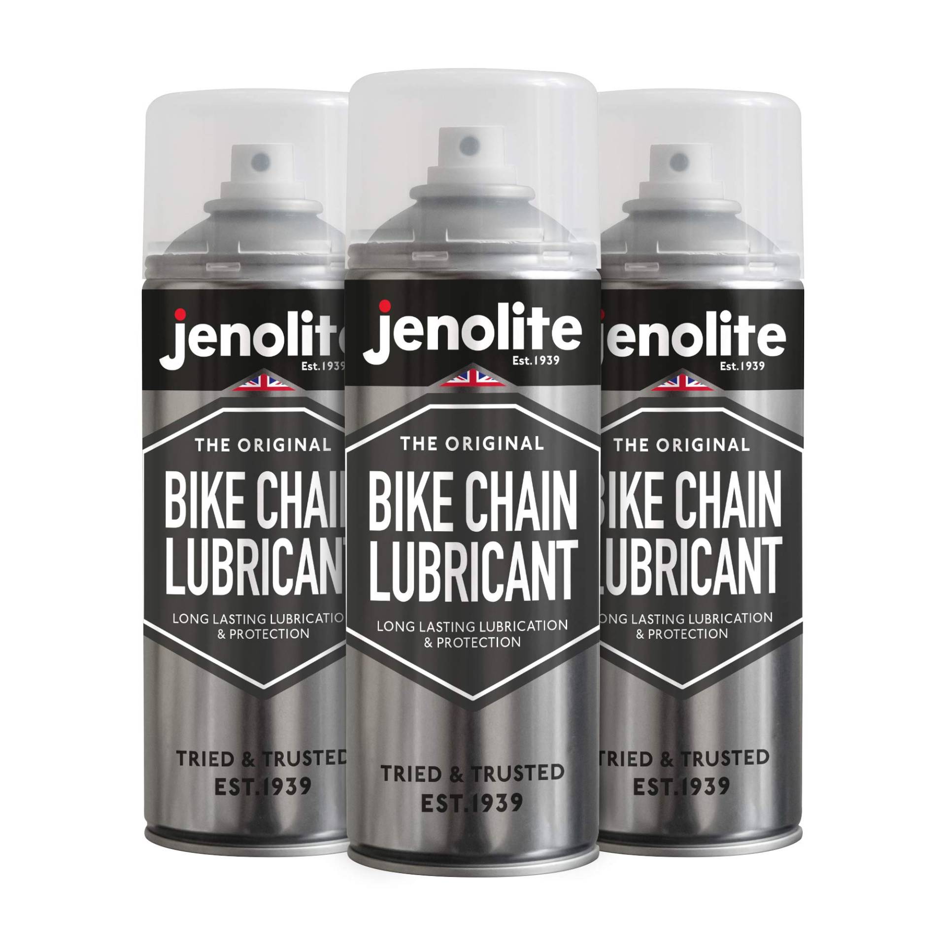 3 x Fahrradketten-Schmiermittel Aerosol – 3 x 400 ml von JENOLITE