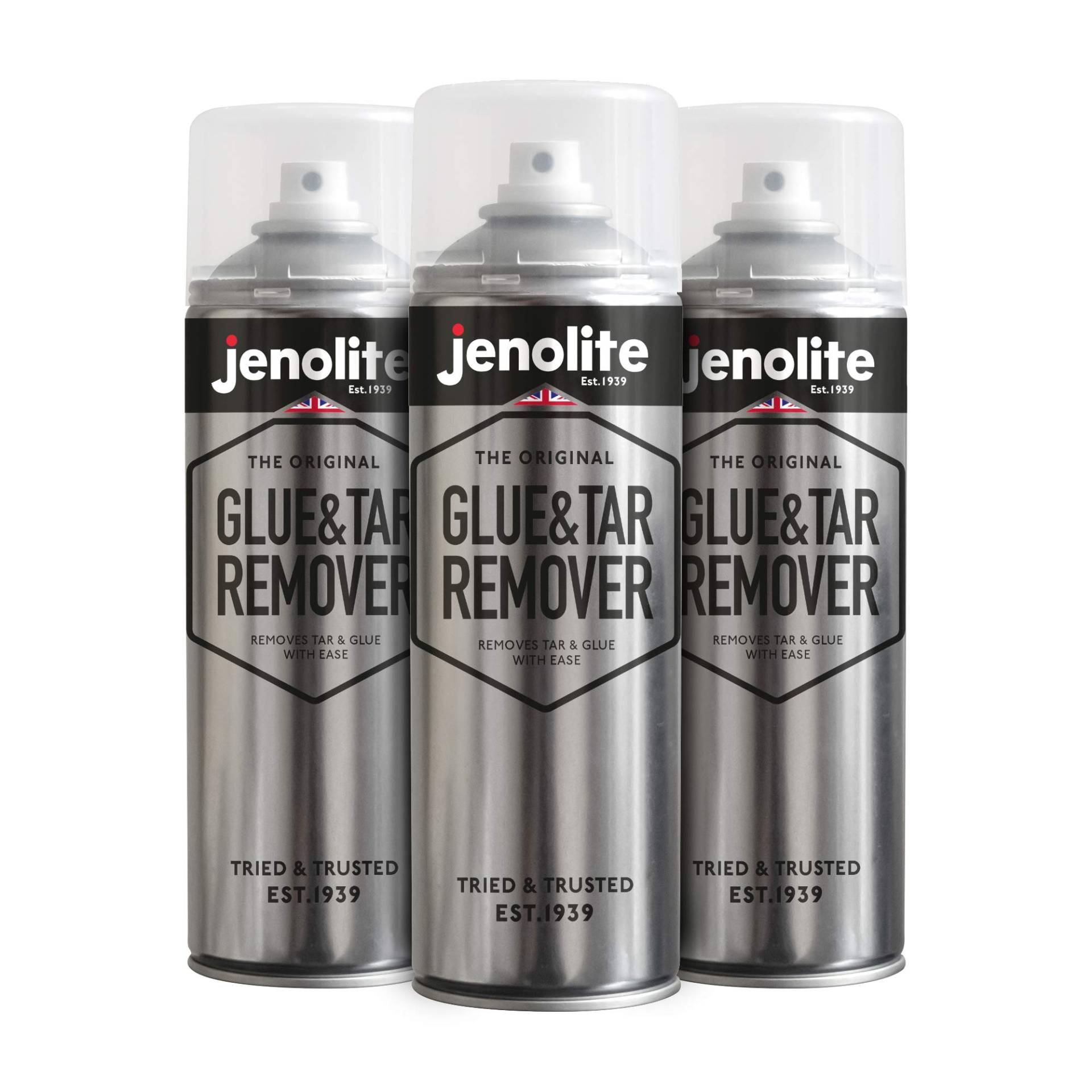 JENOLITE 3 x Teer-, Insekten- und Klebstoffentferner – Aerosol – 500 ml von JENOLITE