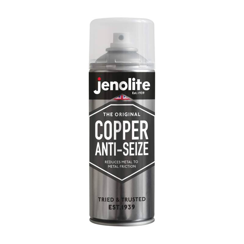 JENOLITE Anti-Seize aus Kupfer – 400 ml (beständig gegen hohe Temperaturen, schützt vor Korrosion und Anfällen, verhindert Bremsenquietschen) von JENOLITE