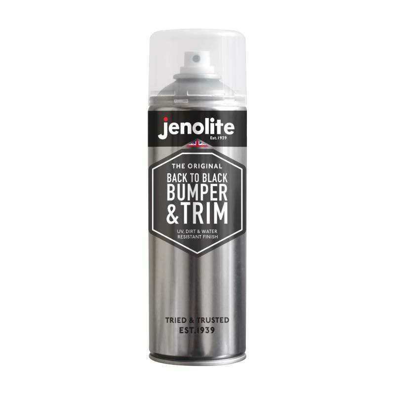 JENOLITE Back To Black Bumper & Trim – 500 ml (Restauriert und schützt Stoßstangen, Zierleisten und Gummi) von JENOLITE