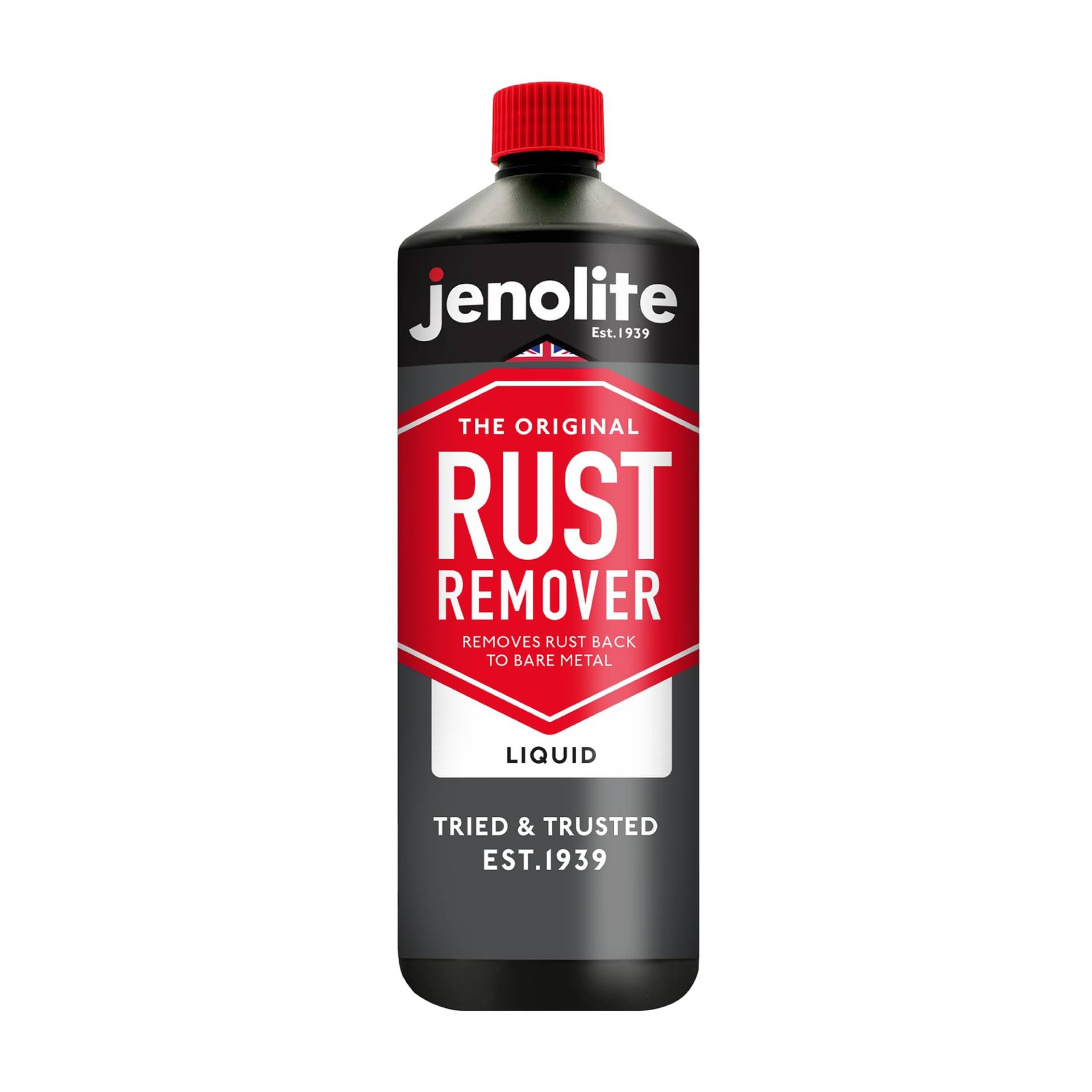 JENOLITE- Rostentferner Flüßigkeit. Zur schnellen Behandlung von Rost, zurück zu blankem Metall. Inhalt: 1 Liter JENOLITE- Rostentferner Flüßigkeit. Zur schnellen Behandlung von Rost, zurück zu blankem Metall. Inhalt: 1 Liter von JENOLITE