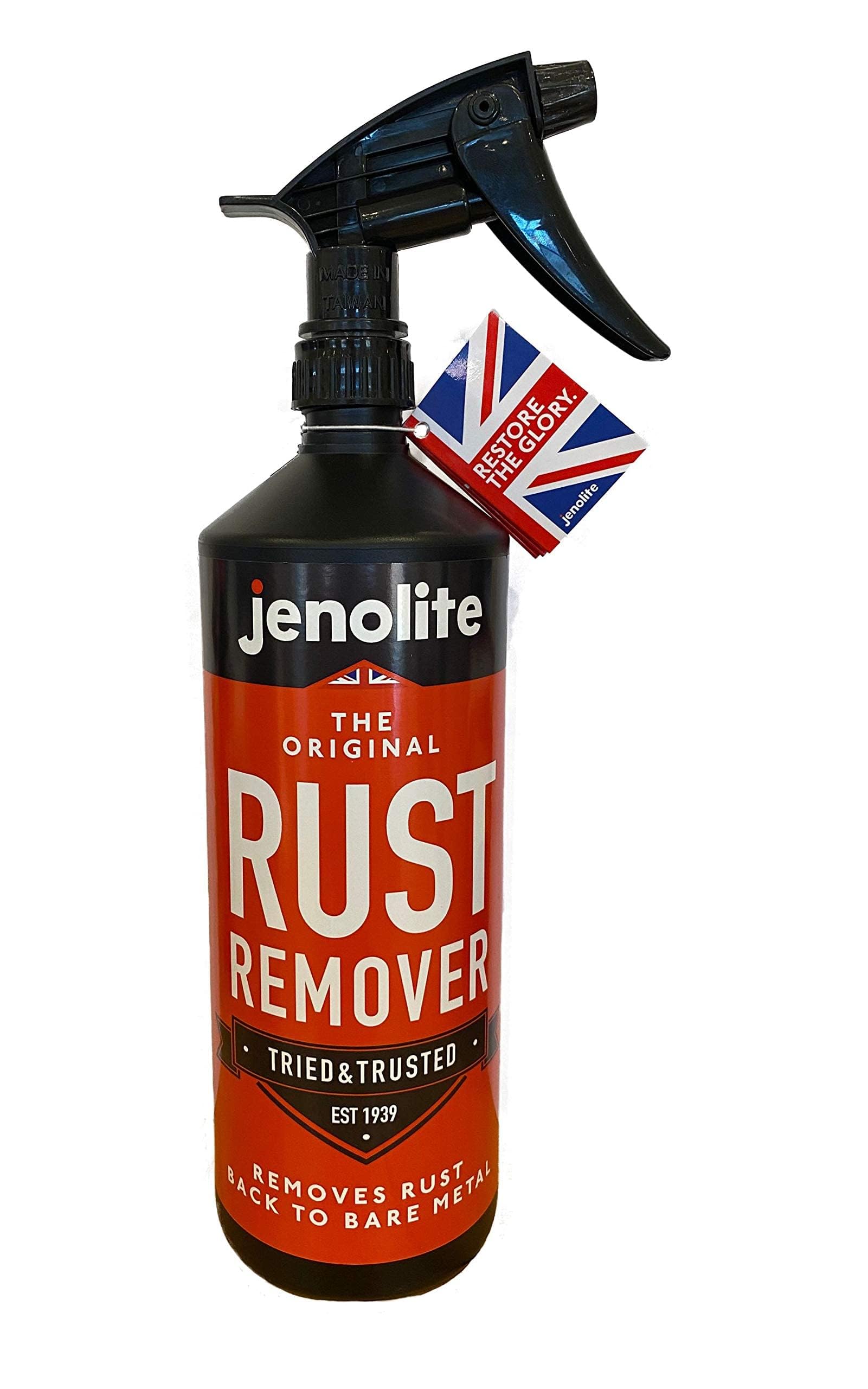 JENOLITE- Rostentferner Spray. Zur schnellen Behandlung von Rost, zurück zu blankem Metall. Inhalt: 500ml von JENOLITE