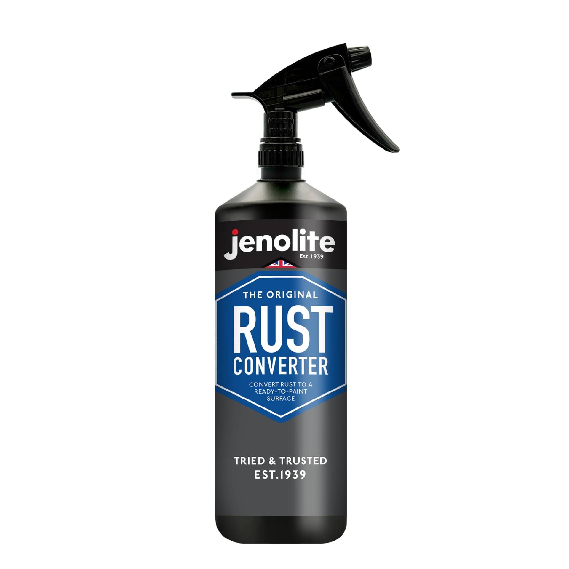 JENOLITE- Rostumwandler Spray mit Dispenser. Einfach aufzutragen, kein Abspülen oder Abwischen erforderlich. Inhalt: 1 Liter von JENOLITE