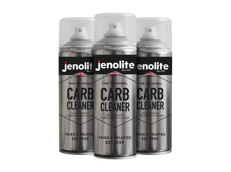 JENOLITE Vergaserreiniger – 3 x 400 ml – hochfester Vergaserreiniger (Entfetter löst Öl, Fett und Kraftstoffablagerungen) von JENOLITE