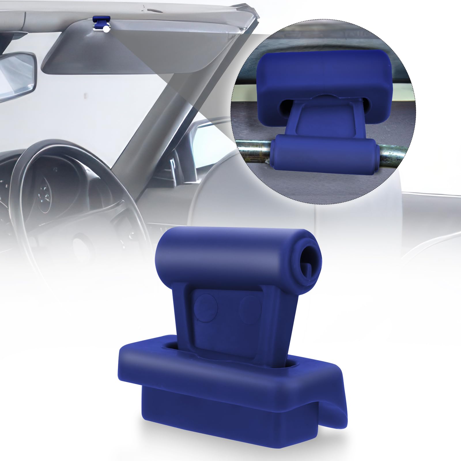 JERICMOTO Verbesserte Sonnenblenden-Clips für Mercedes Benz R107 SL W107 280SL 300SL 350SL 380SL 450SL 560SL 1078110141, Kunststoff-Sonnenblendenklemme, Ersatzteile, Sonnenblendenstützhaken-Clip JERICMOTO Verbesserte Sonnenblenden-Clips für Mercedes Benz R107 SL W107 280SL 300SL 350SL 380SL 450SL 560SL 1078110141, Kunststoff-Sonnenblendenklemme, Ersatzteile, Sonnenblendenstützhaken-Clip von JERICMOTO