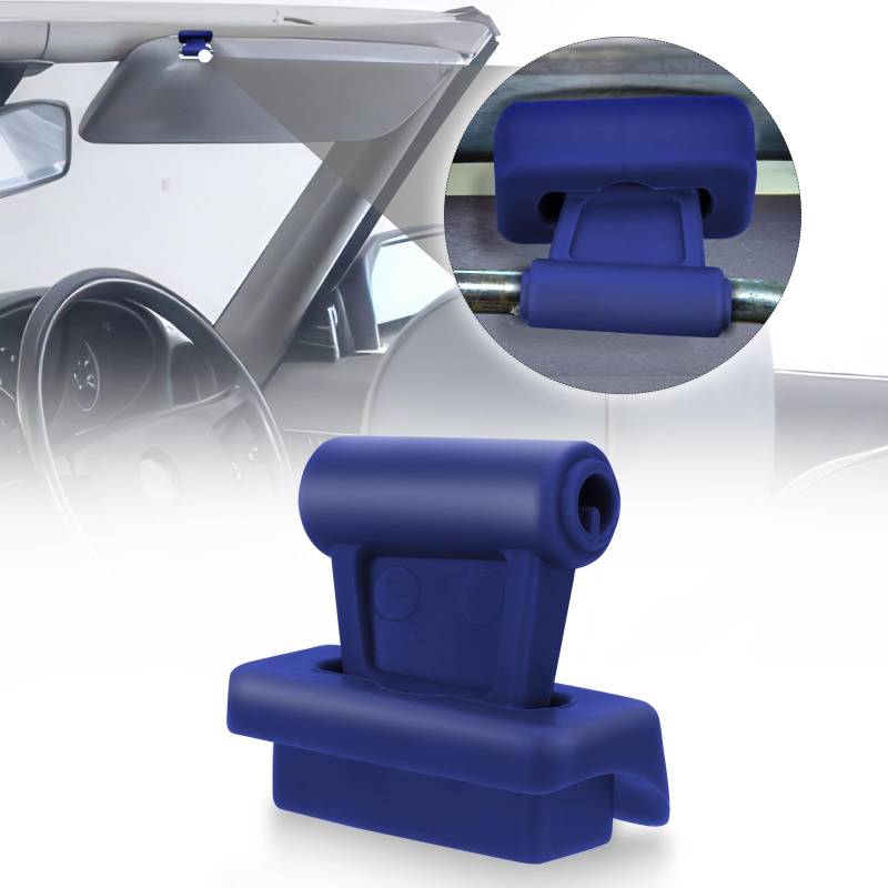 JERICMOTO Verbesserte Sonnenblenden-Clips für Mercedes Benz R107 SL W107 280SL 300SL 350SL 380SL 450SL 560SL 1078110141, Kunststoff-Sonnenblendenklemme, Ersatzteile, Sonnenblendenstützhaken-Clip von JERICMOTO