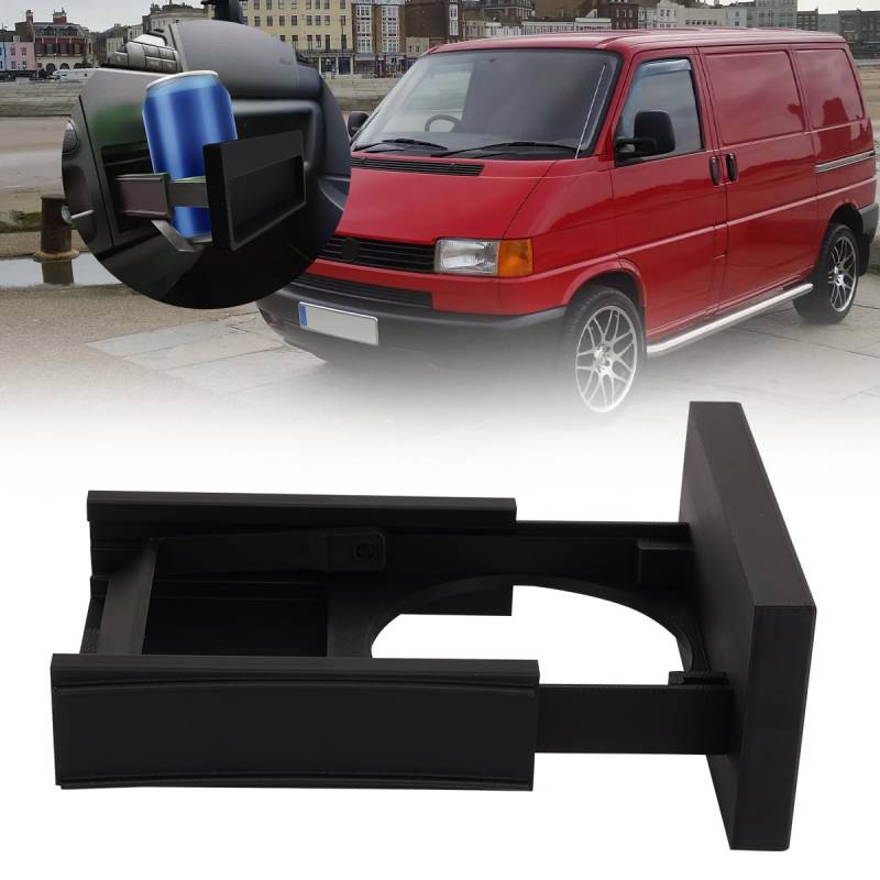 JERBOR GeträNkehalter Auto Für VW T4 Verstellbarer klappbarer Becherhalter Auto Front Dash Getränkehalter vorne, zentral, Konsole, Getränkehalte von JESTOP