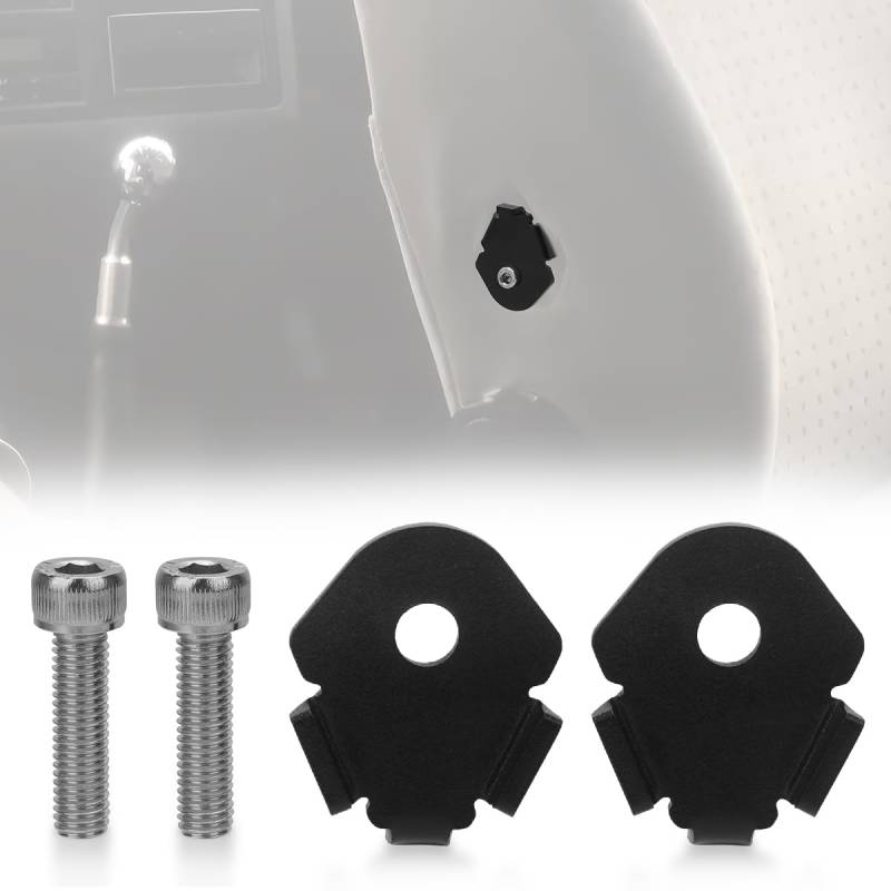 JESTOP Reparatur Satz Armlehne Sitz für VW T4, Reparatursatz Pritsche Caravelle 4 Teilig, Fahrer oder Beifahrerseite Armlehne Sitz Reparatur Teile von JESTOP