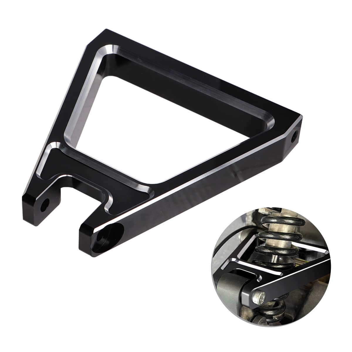 JESTOP Verstärktes Billet-Rück-Progressions-Dreieck, passend für Sur-Ron Light Bee/Light Bee X/Light Bee XX & Segway X160, strapazierfähiges Aluminium-Federgestänge, Sur-Ron Segway Zubehör (schwarz) JESTOP Verstärktes Billet-Rück-Progressions-Dreieck, passend für Sur-Ron Light Bee/Light Bee X/Light Bee XX & Segway X160, strapazierfähiges Aluminium-Federgestänge, Sur-Ron Segway Zubehör (schwarz) von JESTOP