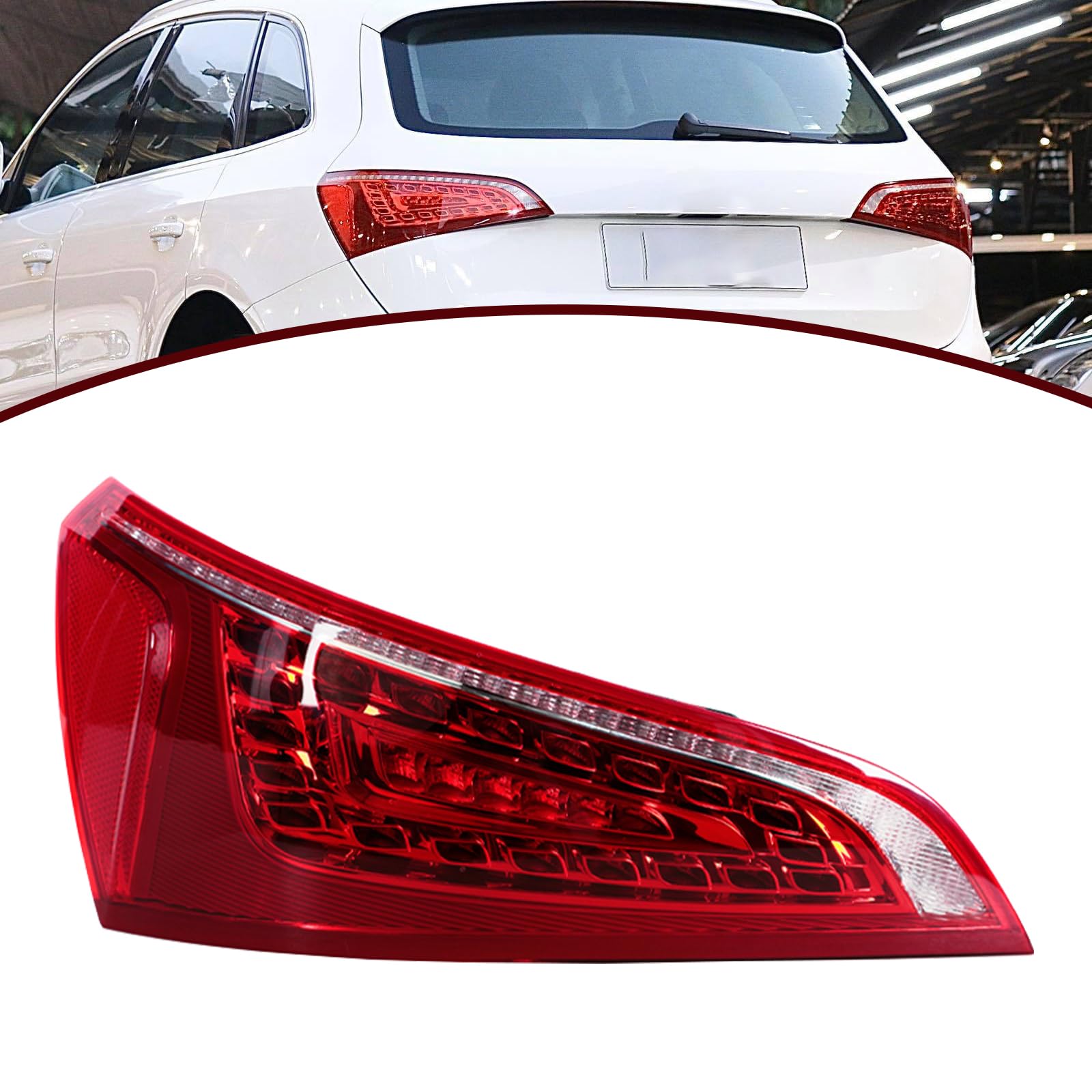 JESYMBX Für Audi Q5 8R 2009 2010–2015 Rücklicht, Blinker, Bremslicht, Nebelscheinwerfer, 8R0945093B 8R0945094B links JESYMBX Für Audi Q5 8R 2009 2010–2015 Rücklicht, Blinker, Bremslicht, Nebelscheinwerfer, 8R0945093B 8R0945094B links von JESYMBX