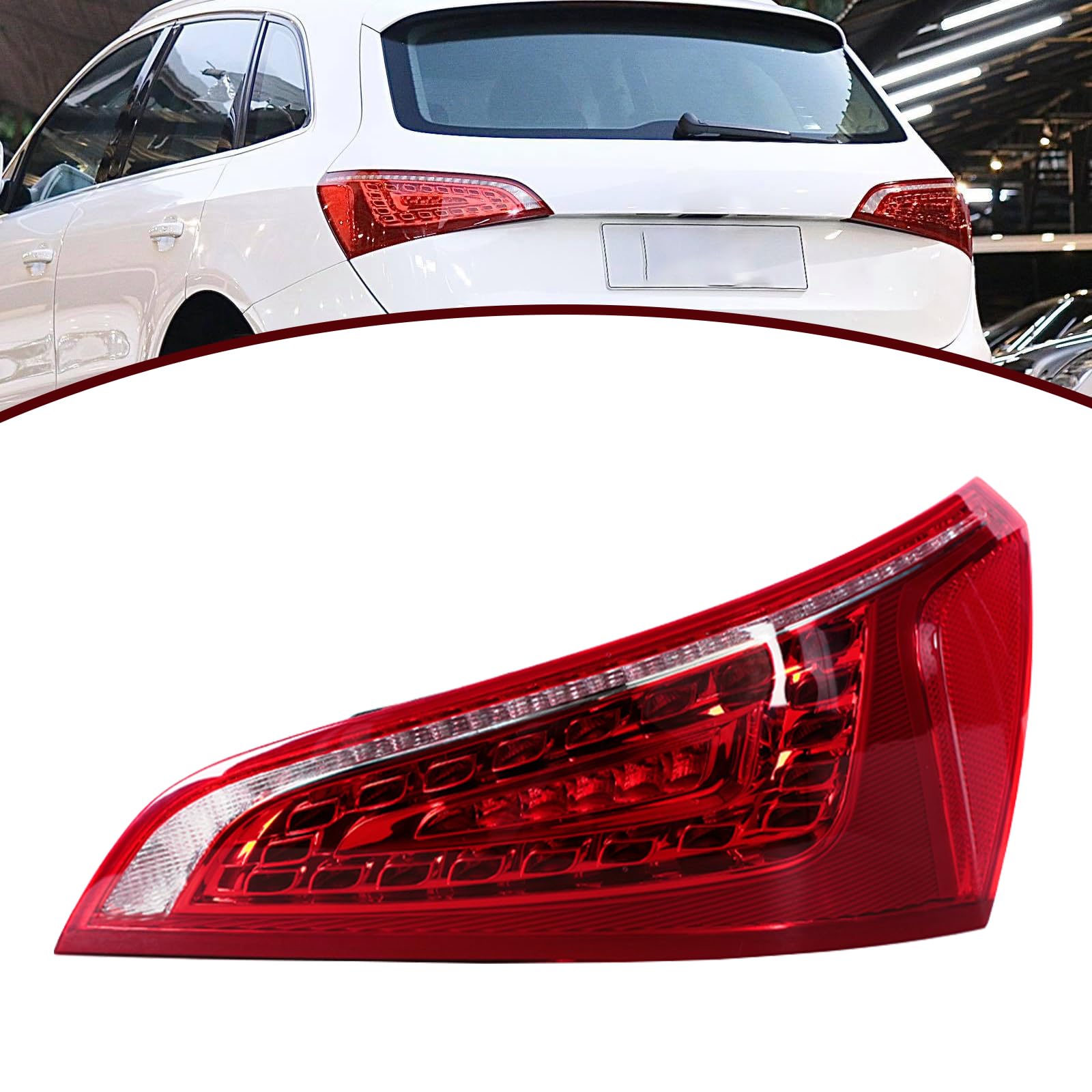 JESYMBX Für Audi Q5 8R 2009 2010–2015 Rücklicht, Blinker, Bremslicht, Nebelscheinwerfer, 8R0945093B 8R0945094B rechts, WeiD-LD6955-RHA JESYMBX Für Audi Q5 8R 2009 2010–2015 Rücklicht, Blinker, Bremslicht, Nebelscheinwerfer, 8R0945093B 8R0945094B rechts, WeiD-LD6955-RHA von JESYMBX