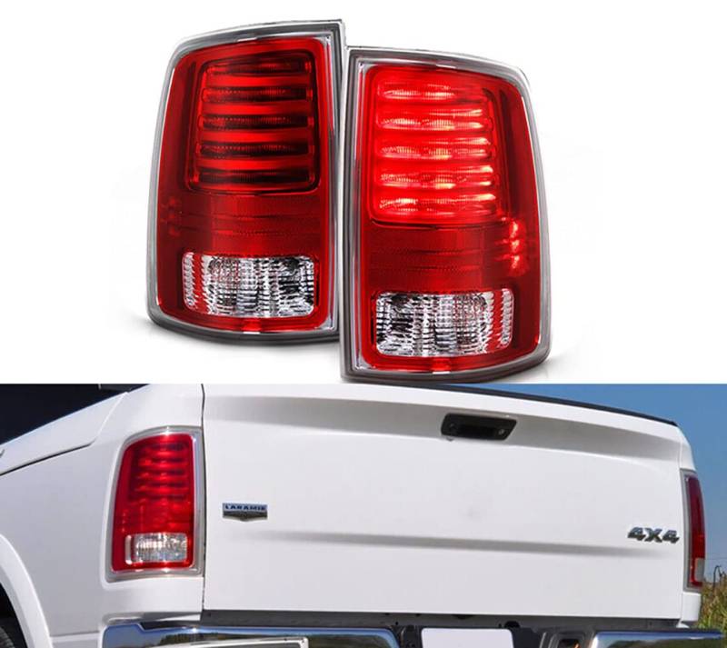 JESYMBX Für Dodge Ram 1500 2500 3500 2013–2018 LED Auto Rücklicht Bremslicht Rückfahrscheinwerfer Nebelscheinwerfer 68093079AC links und rechts 1 Paar von JESYMBX