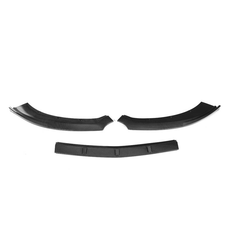 3 STÜCKE Auto Frontstoßstange Lip Deflector Lippen Diffusor Deflector Body Kit Spoiler Diffusor Kompatibel for Mustang 2015 2016 2017(CF look) von JFAQIPEI