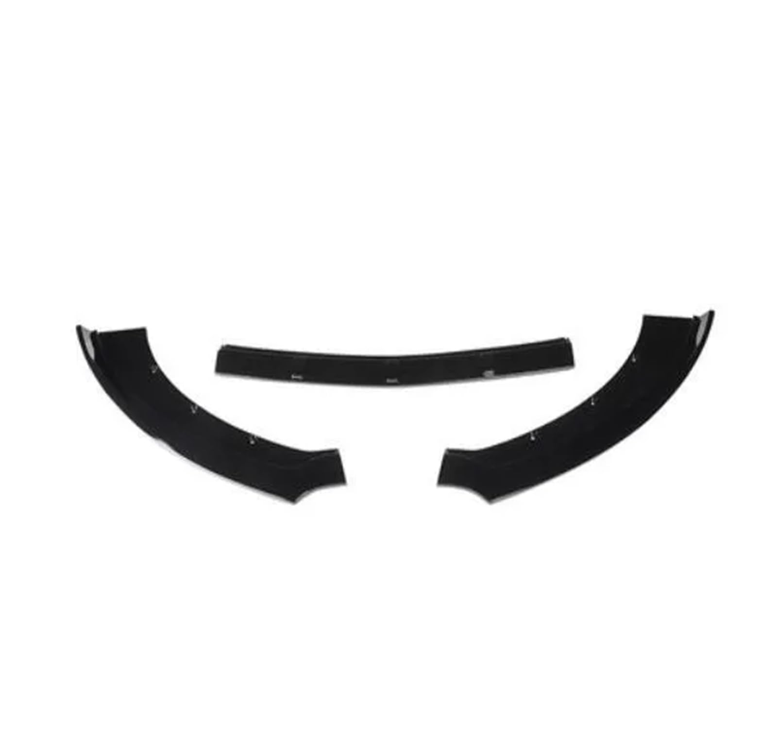 ABS-Lack Auto Front Stoßstange Lip Spoiler Splitter Schürzen Abdeckung Kompatibel for Mustang 2015 2016 2017(Black Paint) von JFAQIPEI