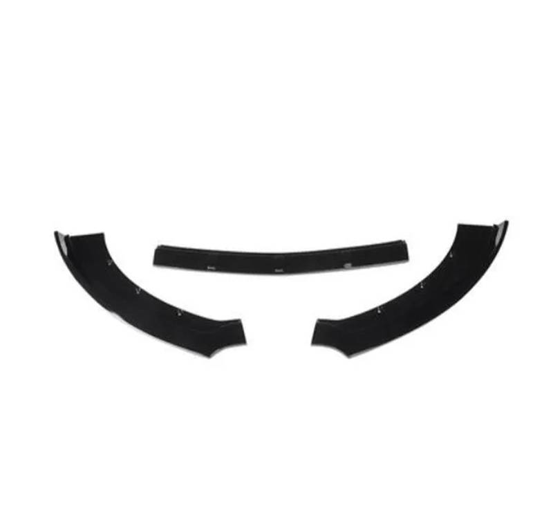 ABS-Lack Auto Front Stoßstange Lip Spoiler Splitter Schürzen Abdeckung Kompatibel for Mustang 2015 2016 2017(Black Paint) von JFAQIPEI