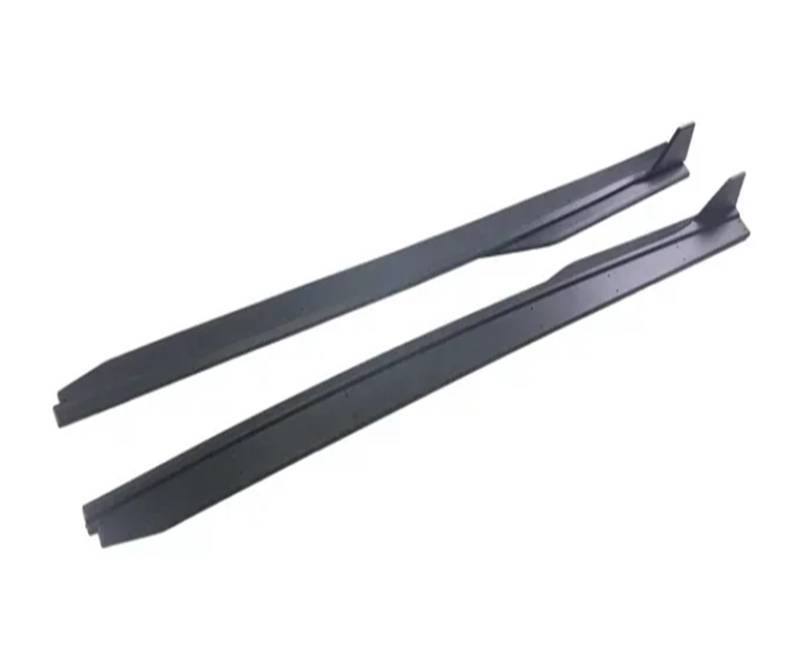 ABS Mattschwarz Seitenschweller Spoiler Kit Lippenstoßstangenabdeckung Karosserie Kompatibel for Mustang GT500 2018 2019 2020 2021 2022 von JFAQIPEI