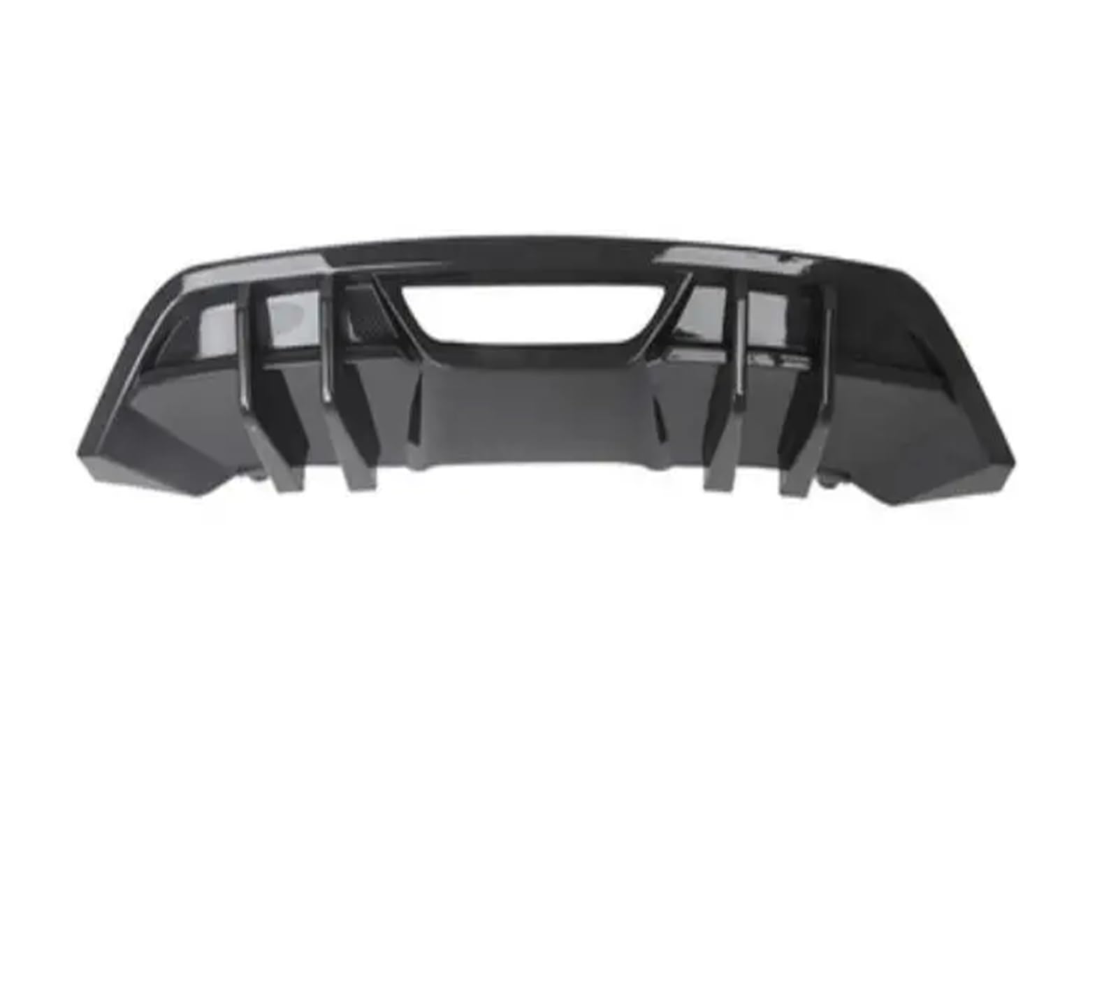 Carbon Fiber Auto Heckspoilerlippe Stoßfängerdiffusorabdeckung Kompatibel for Mustang GT500 2018 2019 2020 2021(CF) von JFAQIPEI