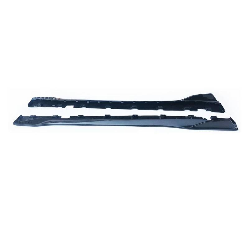Carbon Fiber Side Bumper Extension Rock Kompatibel for Mustang 2018-2021 Auto Auto Röcke von JFAQIPEI