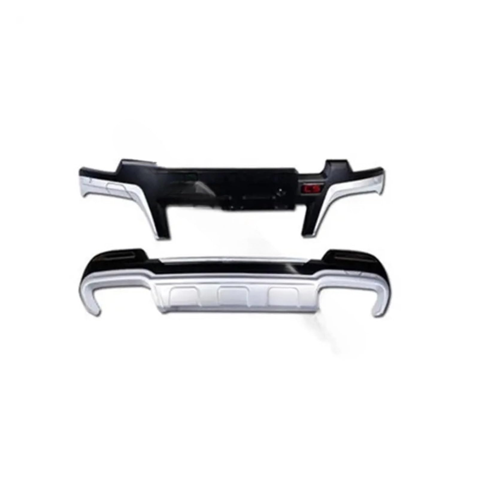 Kompatibel for Citroen C5 AIRCROSS 2019–2021 ABS Chrom vorne und hinten Stoßstangenabdeckung Zierleiste Schutz Stoßstange Auto Styling(C) von JFAQIPEI