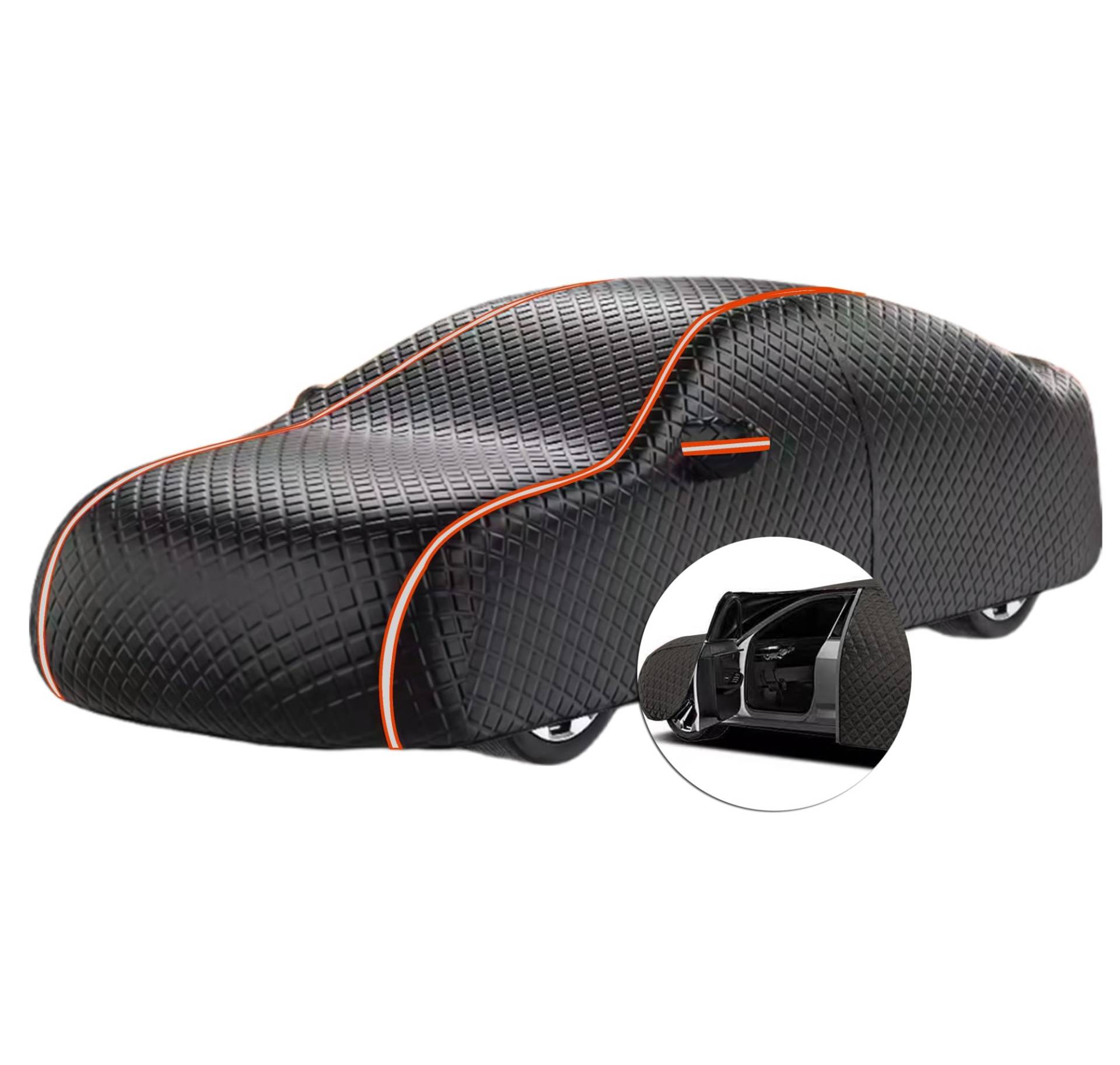 Autoabdeckung für Honda Elysion Prestige 2007-2013, wasserdichte Autoplane, verdicktes gefüttertes Oxford-Baumwolltuch gegen Hagel, Wind, Regen, Schnee im Freien und UV-flammhemmend Autoabdeckung für Honda Elysion Prestige 2007-2013, wasserdichte Autoplane, verdicktes gefüttertes Oxford-Baumwolltuch gegen Hagel, Wind, Regen, Schnee im Freien und UV-flammhemmend von JFBHSD