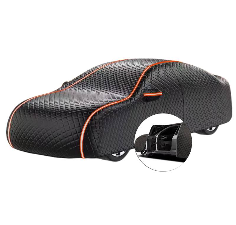 Autoabdeckung für Honda Elysion Prestige 2007-2013, wasserdichte Autoplane, verdicktes gefüttertes Oxford-Baumwolltuch gegen Hagel, Wind, Regen, Schnee im Freien und UV-flammhemmend von JFBHSD
