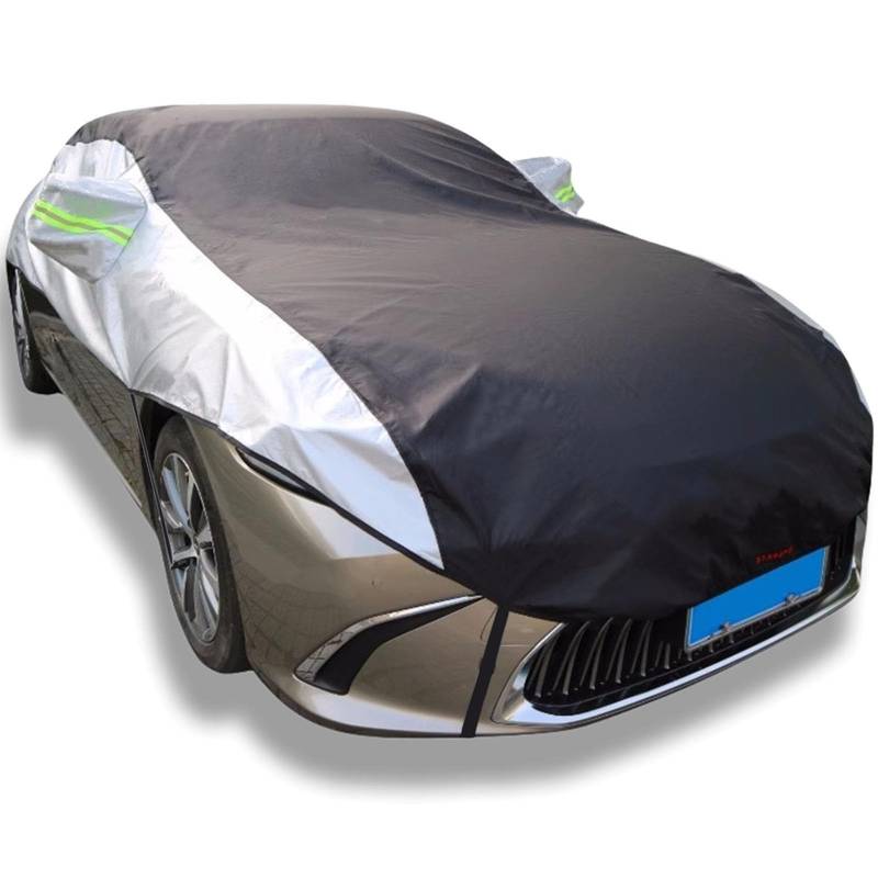 Halbgarage Für BMW 2 Series Gran Tourer, Maßgeschneiderte, Tragbare Ganzjahres-Halbkarosserieabdeckung Mit Reflektorstreifen, Outdoor Windschutzscheibe Isolierung, Frost- Und Staubdichter Dachschutz(S von JFBLSD
