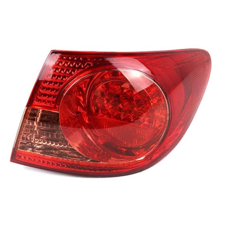 JFENGNB Auto Rückleuchten für Toyota Corolla 2003-2006, Bremslicht Blinker Links Rechts Heckleuchte Rücklicht Rückleuchte Rücklichter Ersatz Zubehör,D/Right Outside von JFENGNB