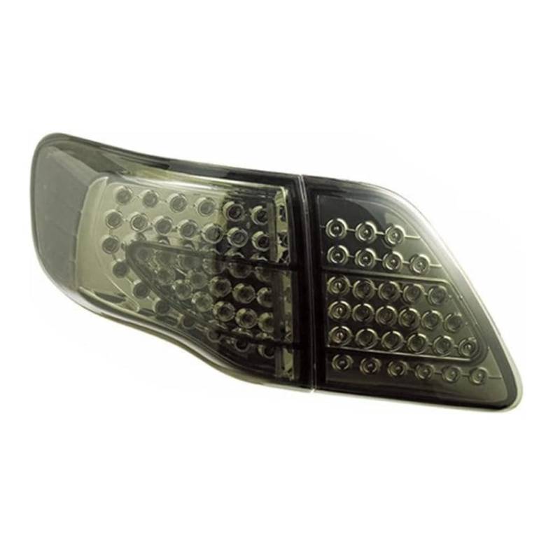 JFENGNB Auto Rückleuchten für Toyota Corolla 2008-2011, Bremslicht Blinker Links Rechts Heckleuchte Rücklicht Rückleuchte Rücklichter Ersatz Zubehör,C/Black Left von JFENGNB