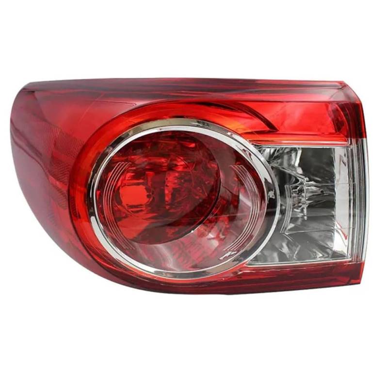 JFENGNB Auto Rückleuchten für Toyota Corolla 2010-2013, Bremslicht Blinker Links Rechts Heckleuchte Rücklicht Rückleuchte Rücklichter Ersatz Zubehör,A/Left Outside von JFENGNB
