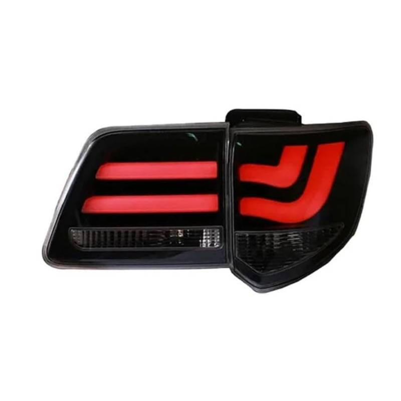 JFENGNB Auto Rückleuchten für Toyota Fortuner 2012-2015, Bremslicht Blinker Links Rechts Heckleuchte Rücklicht Rückleuchte Rücklichter Ersatz Zubehör,D/Black Right von JFENGNB