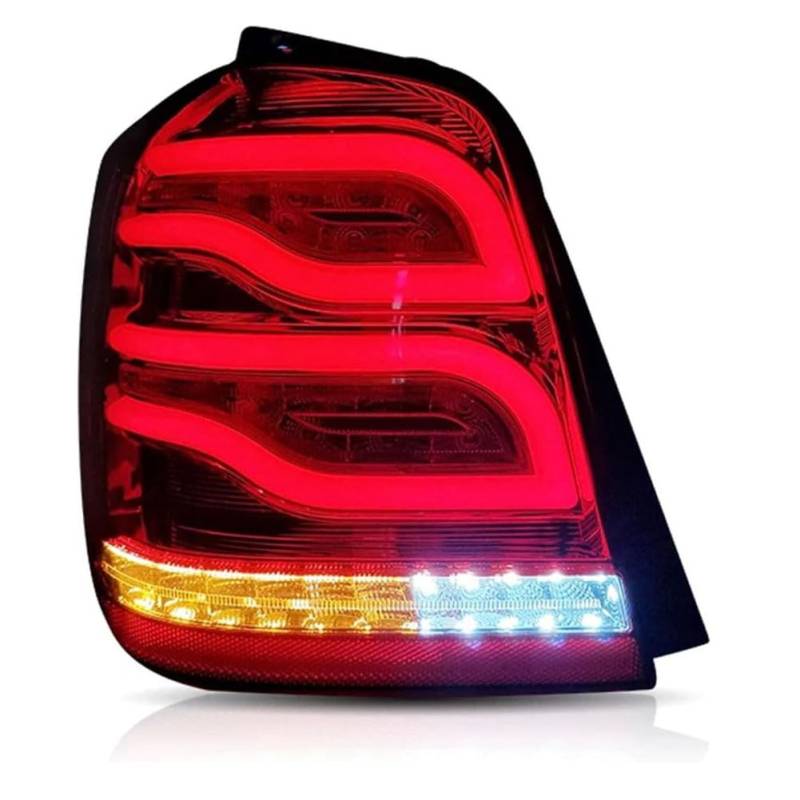 JFENGNB Auto Rückleuchten für Toyota Highlander SUV 2001-2007, Bremslicht Blinker Links Rechts Heckleuchte Rücklicht Rückleuchte Rücklichter Ersatz Zubehör,A/Left von JFENGNB