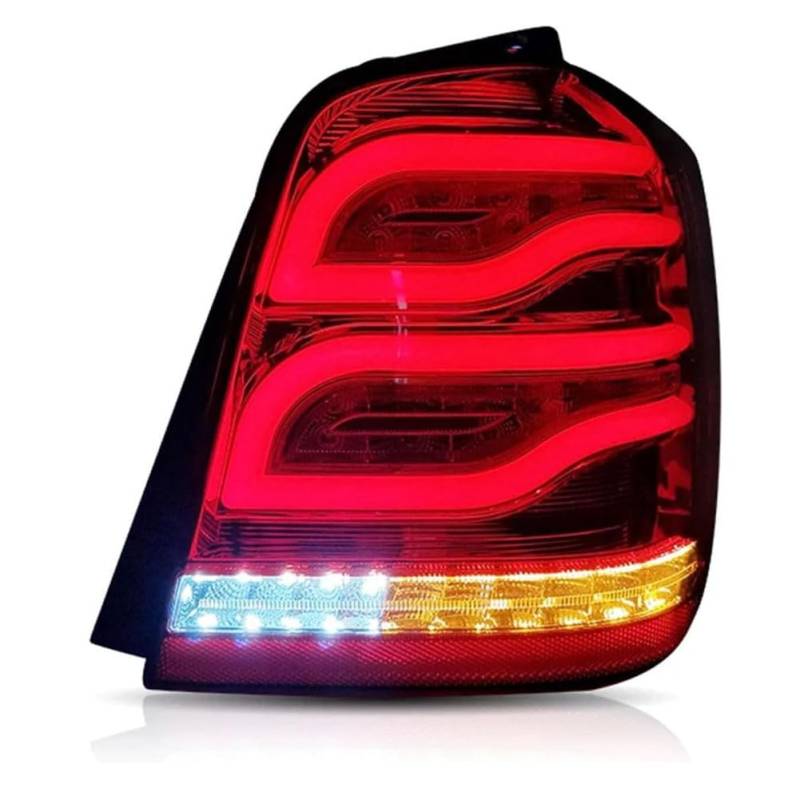 JFENGNB Auto Rückleuchten für Toyota Highlander SUV 2001-2007, Bremslicht Blinker Links Rechts Heckleuchte Rücklicht Rückleuchte Rücklichter Ersatz Zubehör,B/Right von JFENGNB