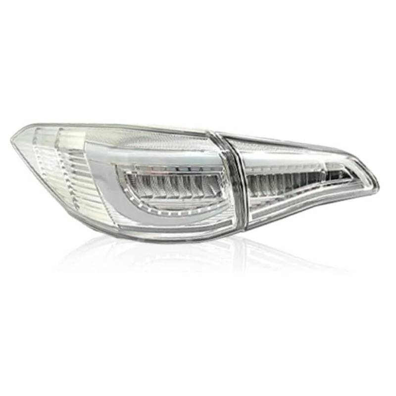 JFENGNB Auto Rückleuchten für Toyota Vios 2018-2023, Bremslicht Blinker Links Rechts Heckleuchte Rücklicht Rückleuchte Rücklichter Ersatz Zubehör,A/White Left von JFENGNB