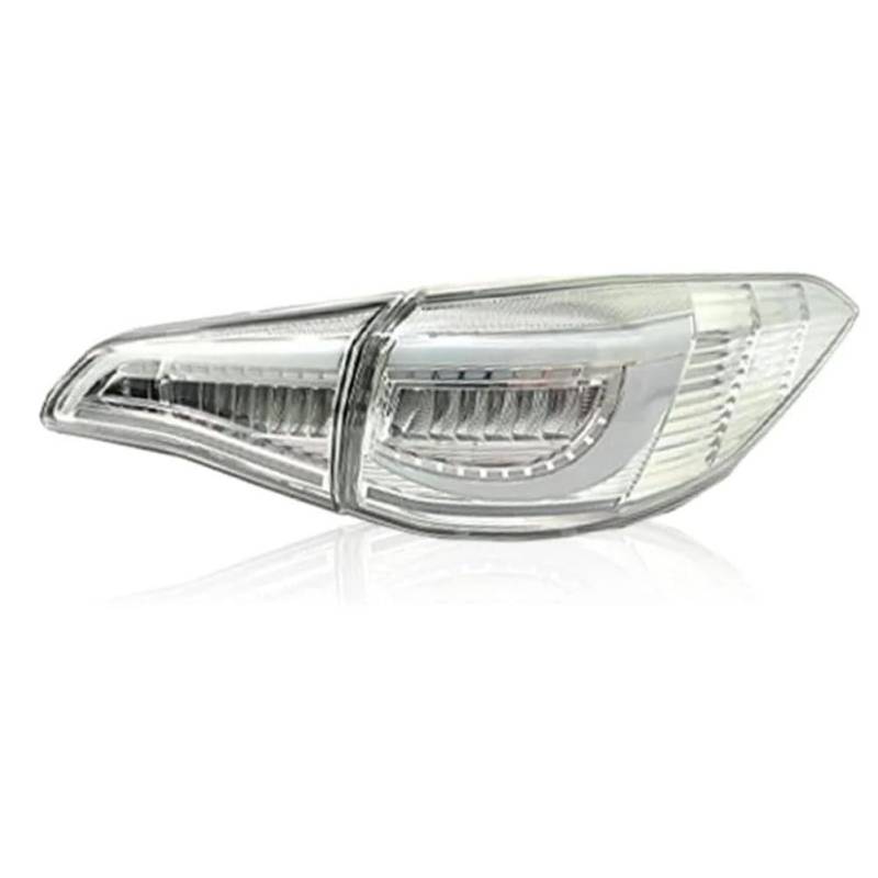 JFENGNB Auto Rückleuchten für Toyota Vios 2018-2023, Bremslicht Blinker Links Rechts Heckleuchte Rücklicht Rückleuchte Rücklichter Ersatz Zubehör,B/White Right von JFENGNB